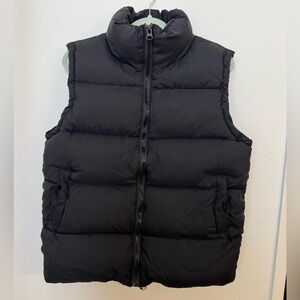 Woman’s  Black Puffer Vest Jacket